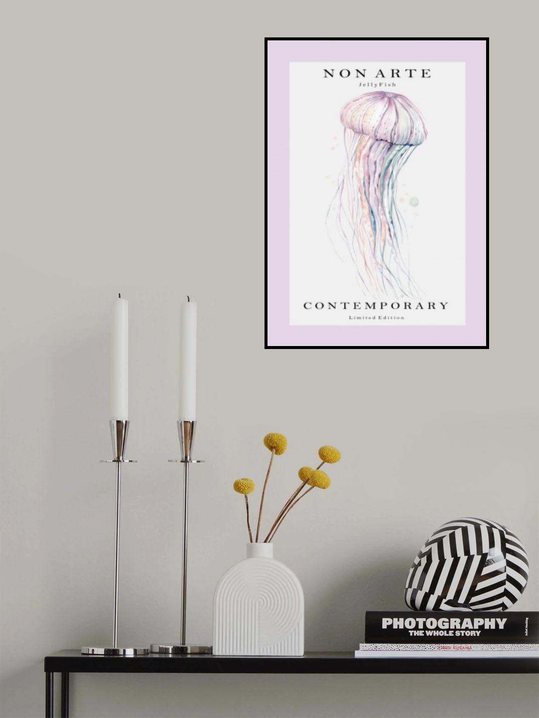 Non Arte Jellyfish Poster och Canvastavla