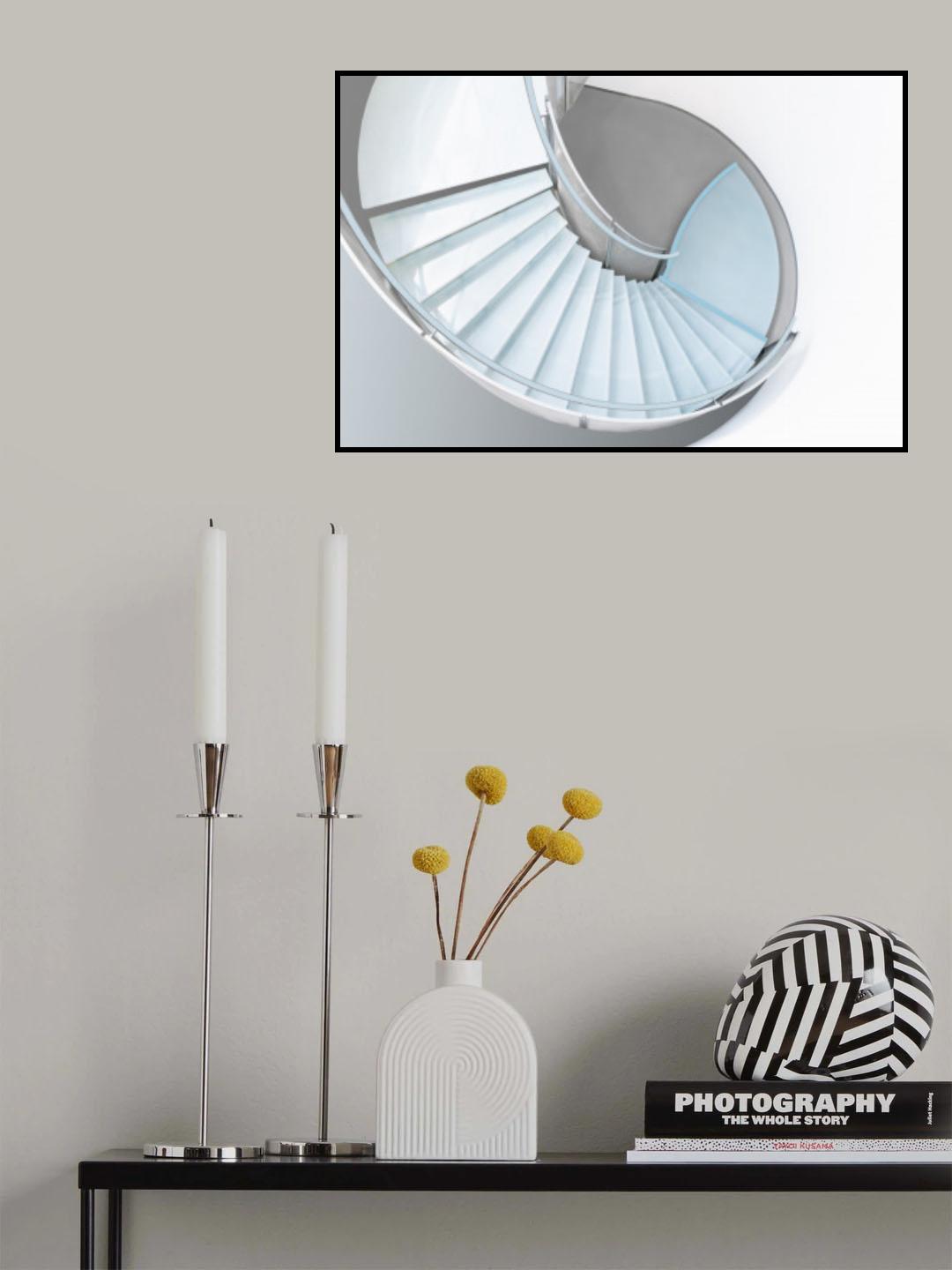 Swirling with soft tones Poster och Canvastavla