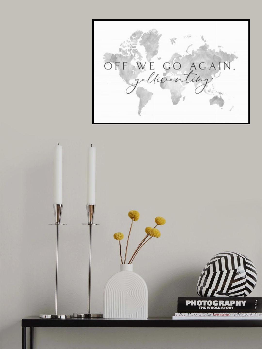 Gallivanting Poster och Canvastavla