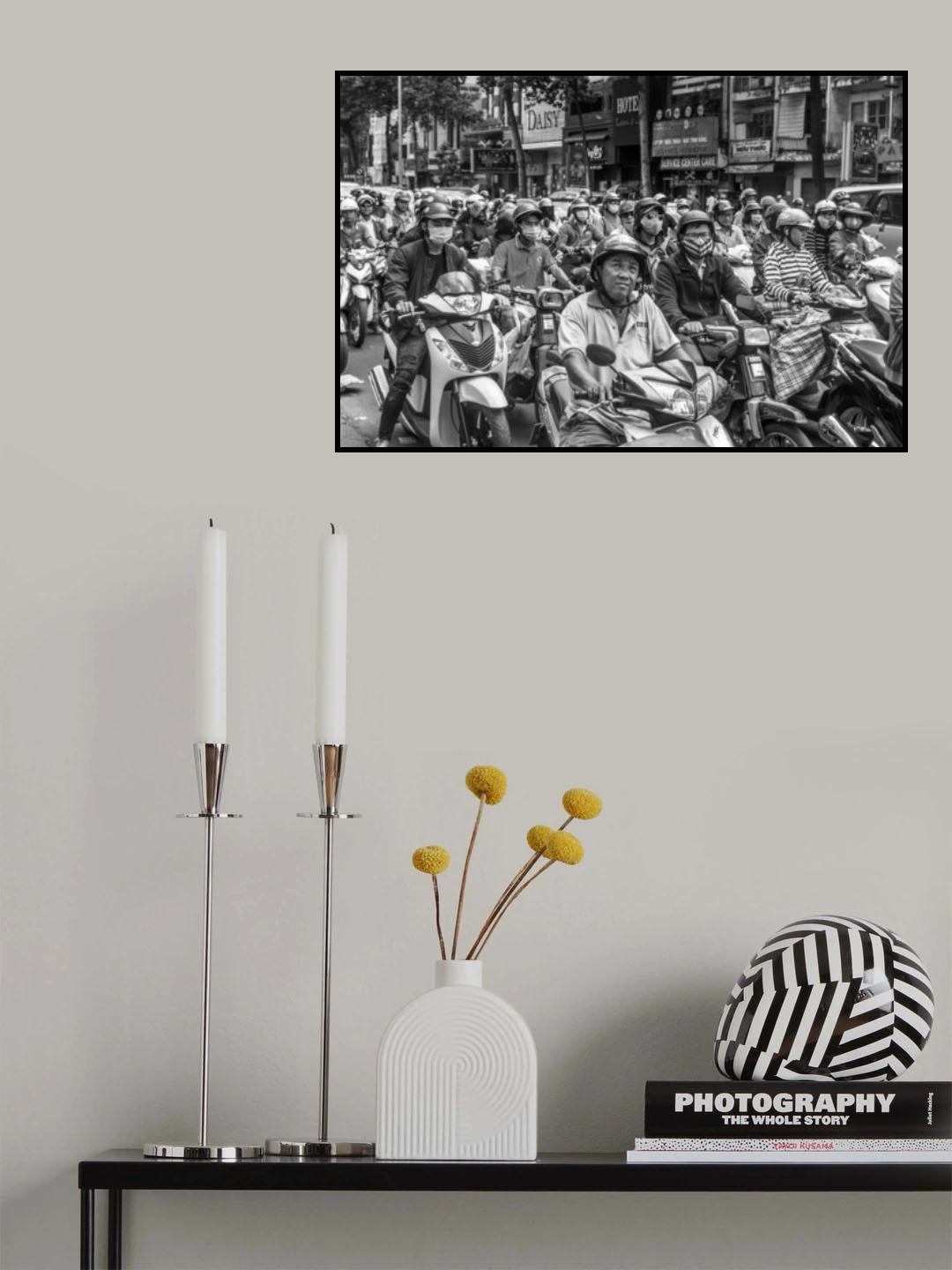 The Random Motorcycle Gang Poster och Canvastavla