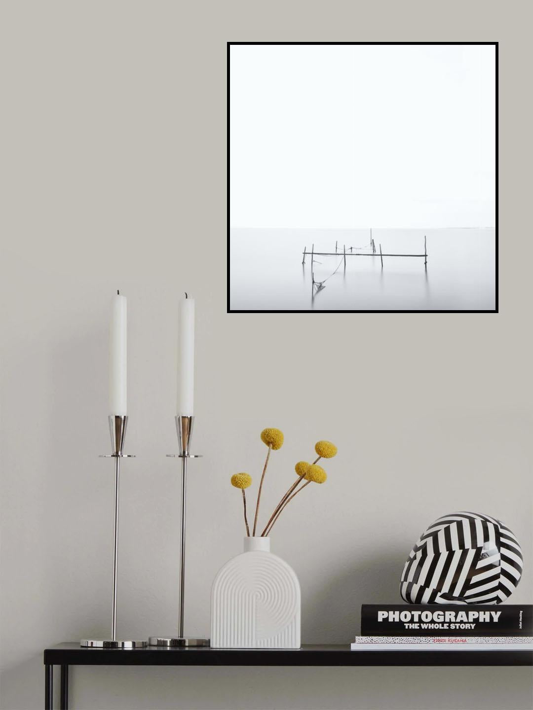 Fishing structure. Poster och Canvastavla