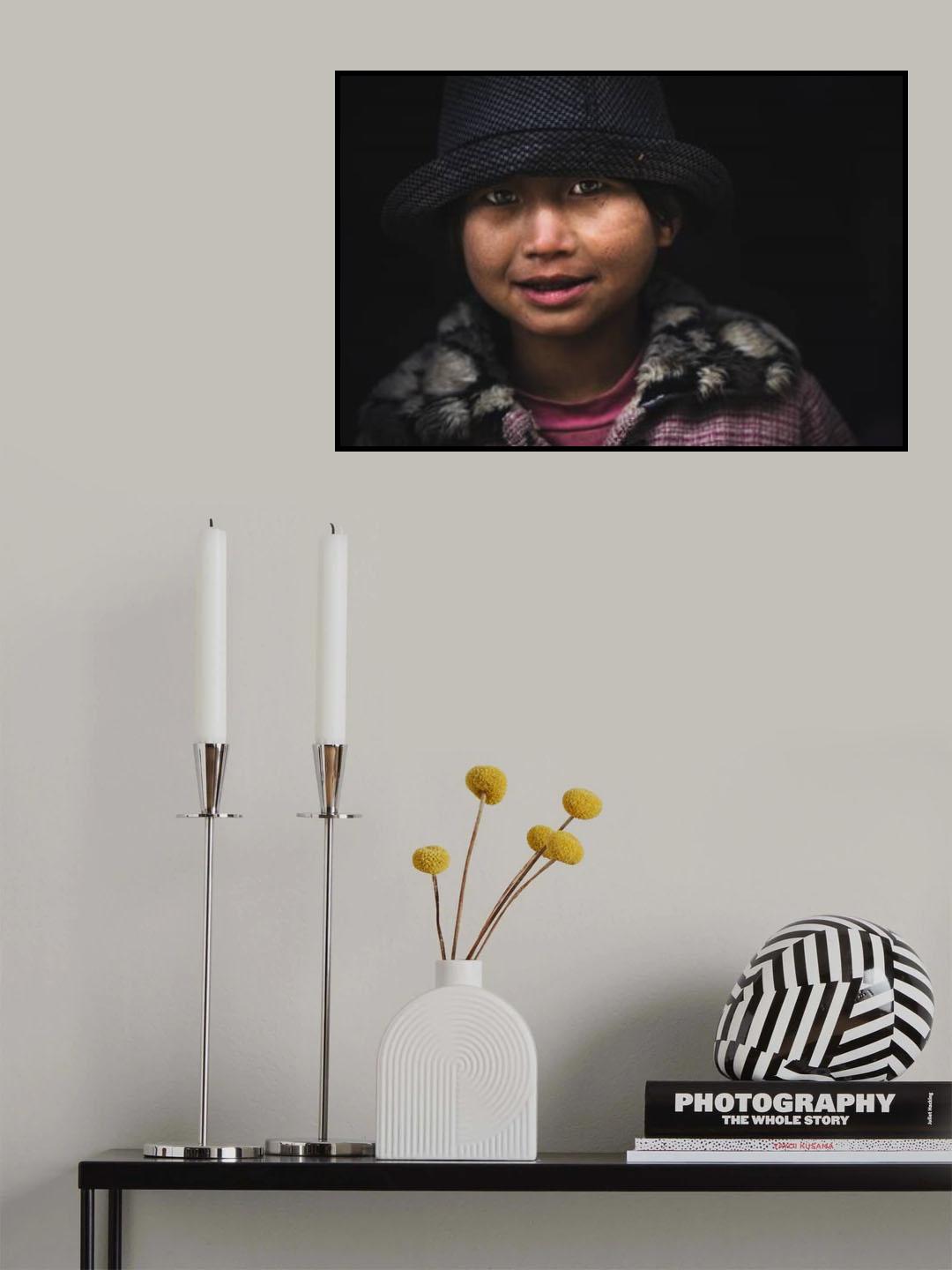 young vietnamese eyes Poster och Canvastavla