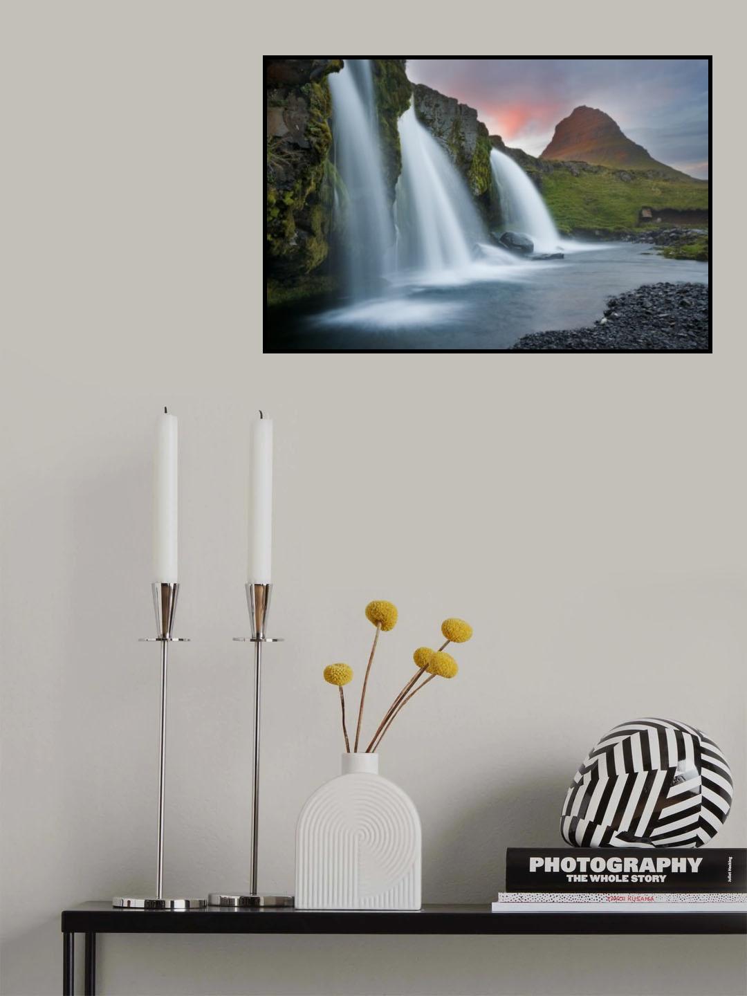Triple Falls Poster och Canvastavla
