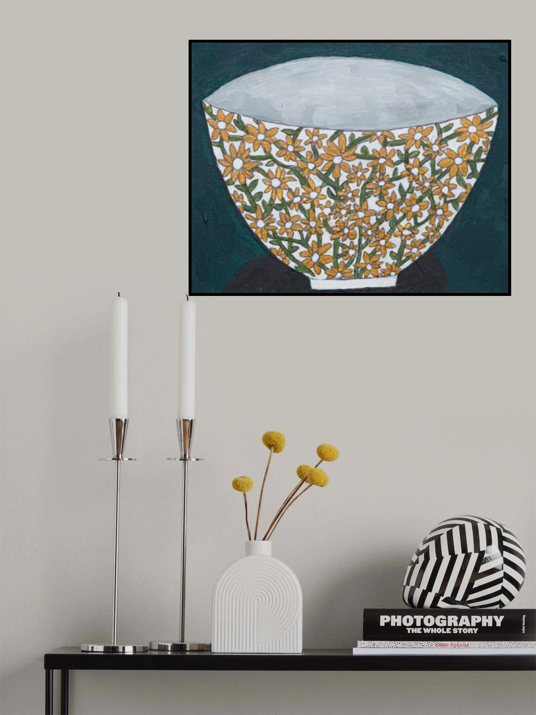 Daisy Bowl Poster och Canvastavla