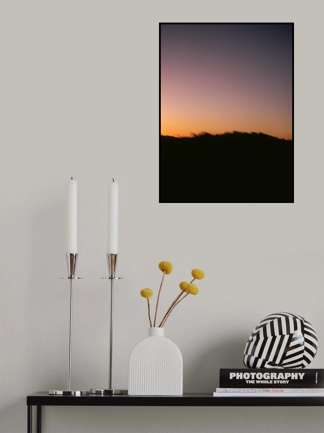 Dune Grass Sunset Poster och Canvastavla