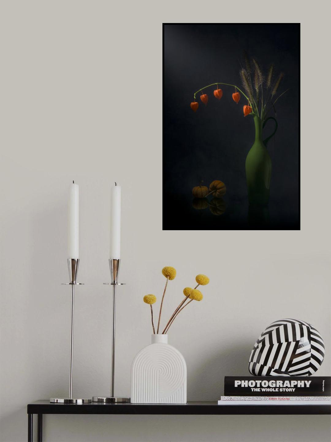 Chinese Lantern and Tail Grass Poster och Canvastavla