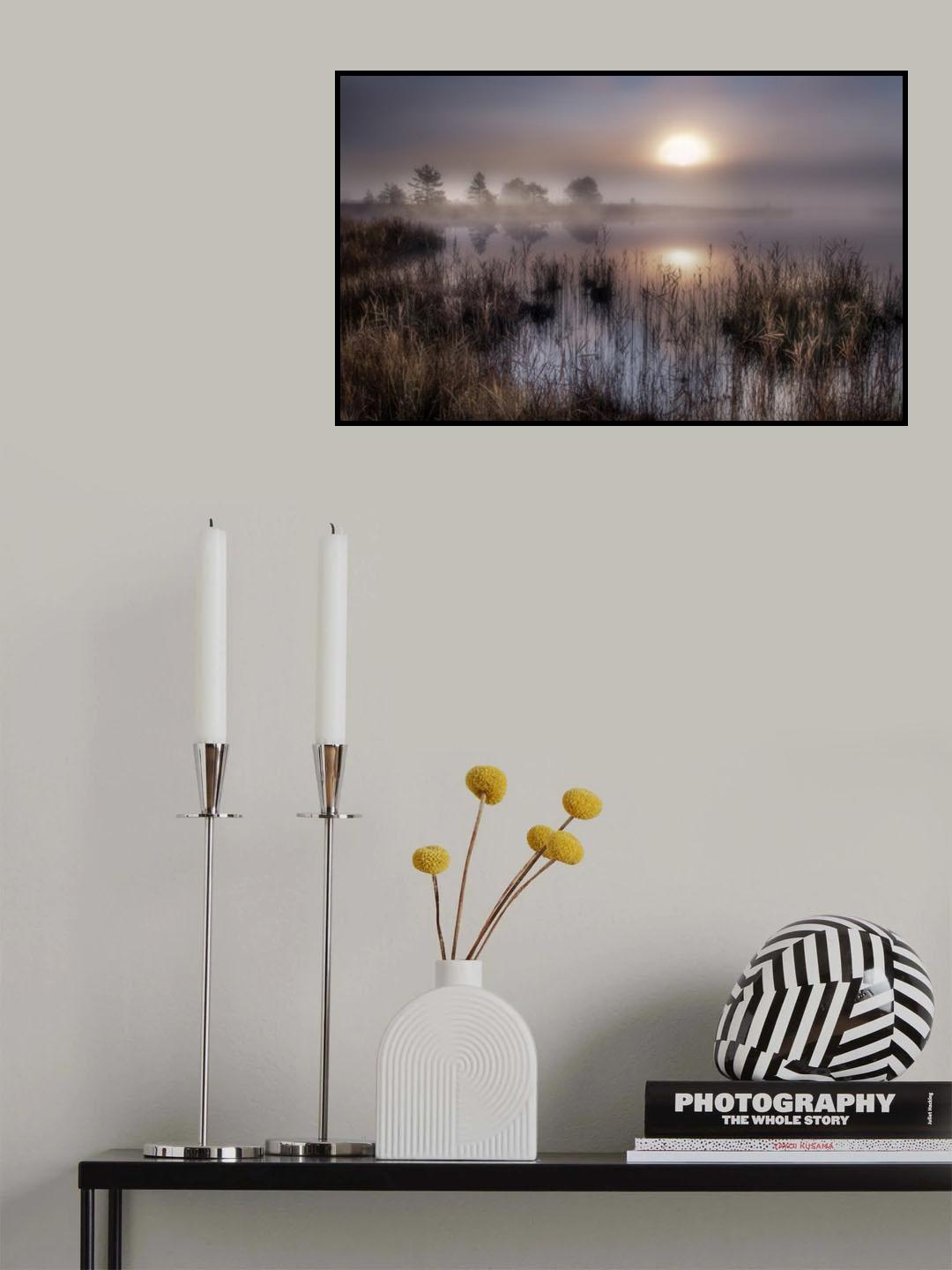 Autumn At the lake Poster och Canvastavla