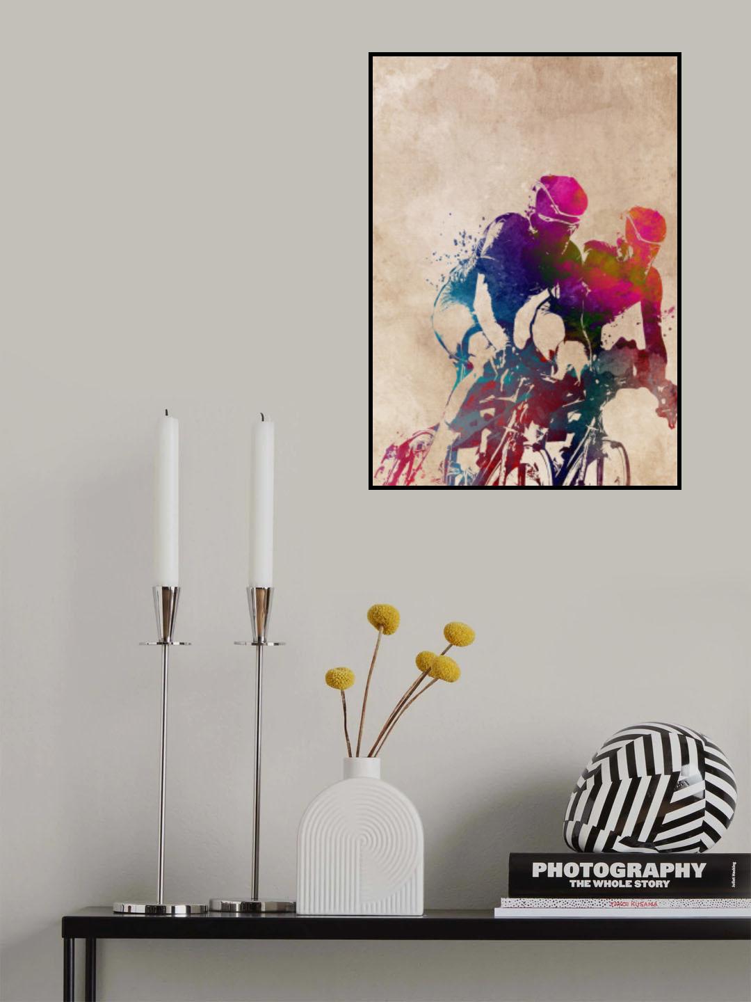 Bikers sport art 36 Poster och Canvastavla
