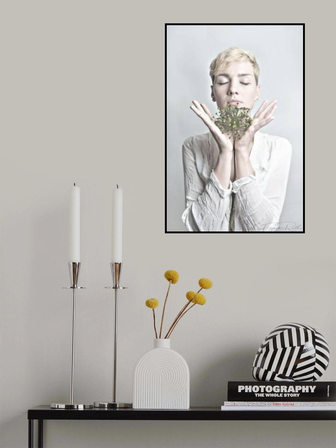 flowers need time to bloom Poster och Canvastavla