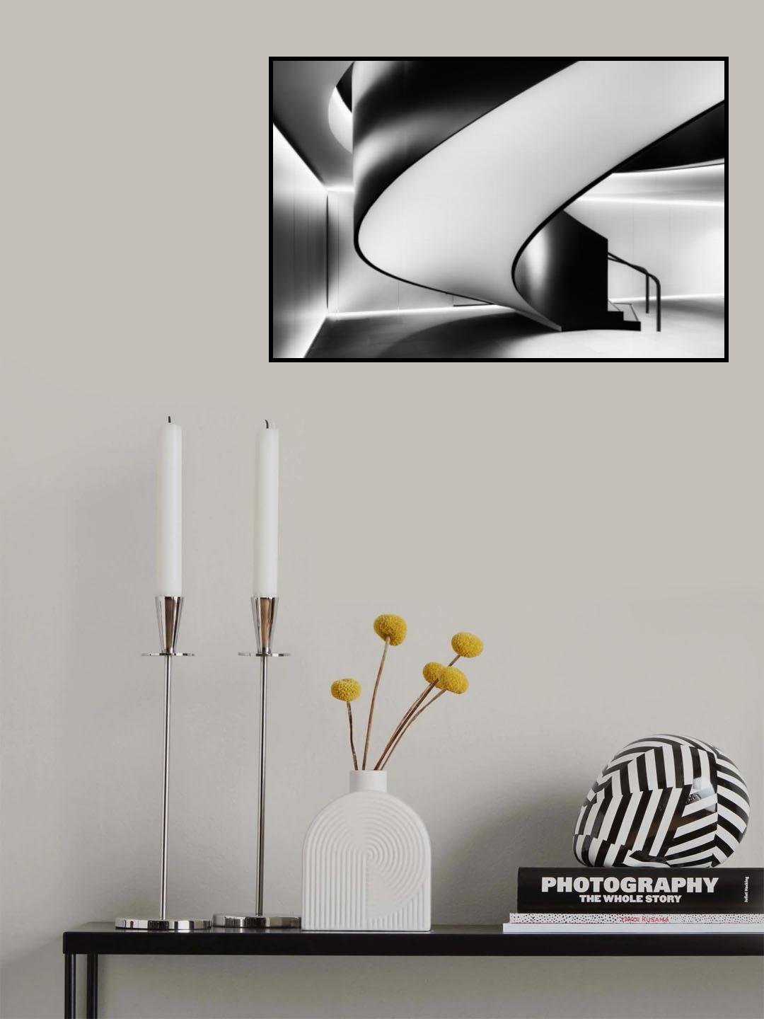 Staircase Poster och Canvastavla