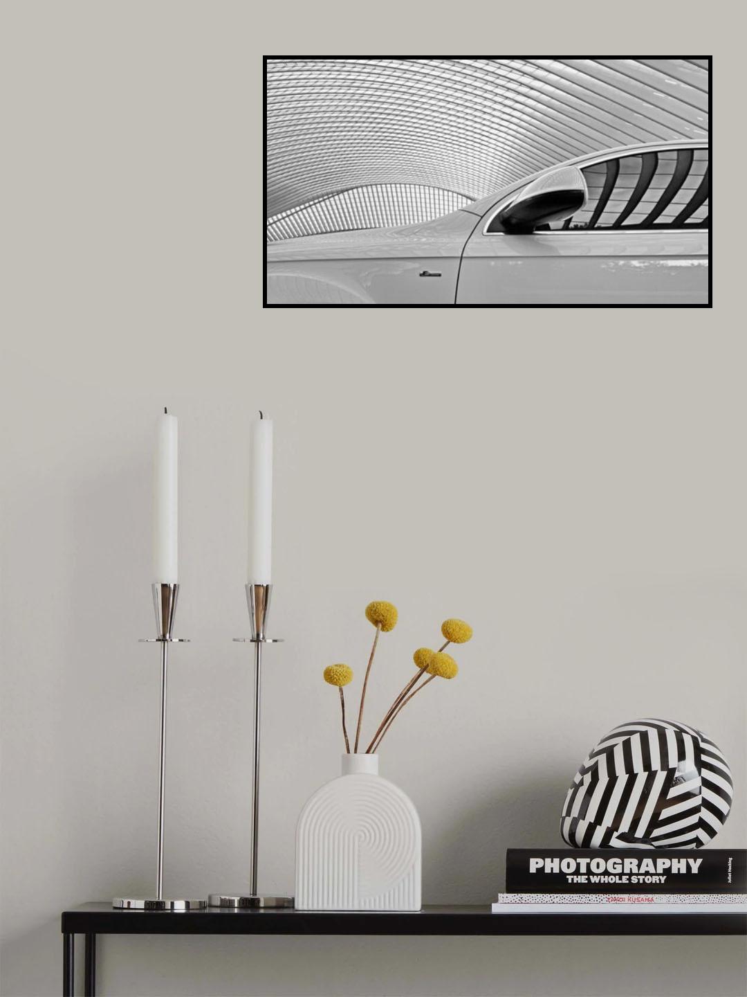 on the white side Poster och Canvastavla