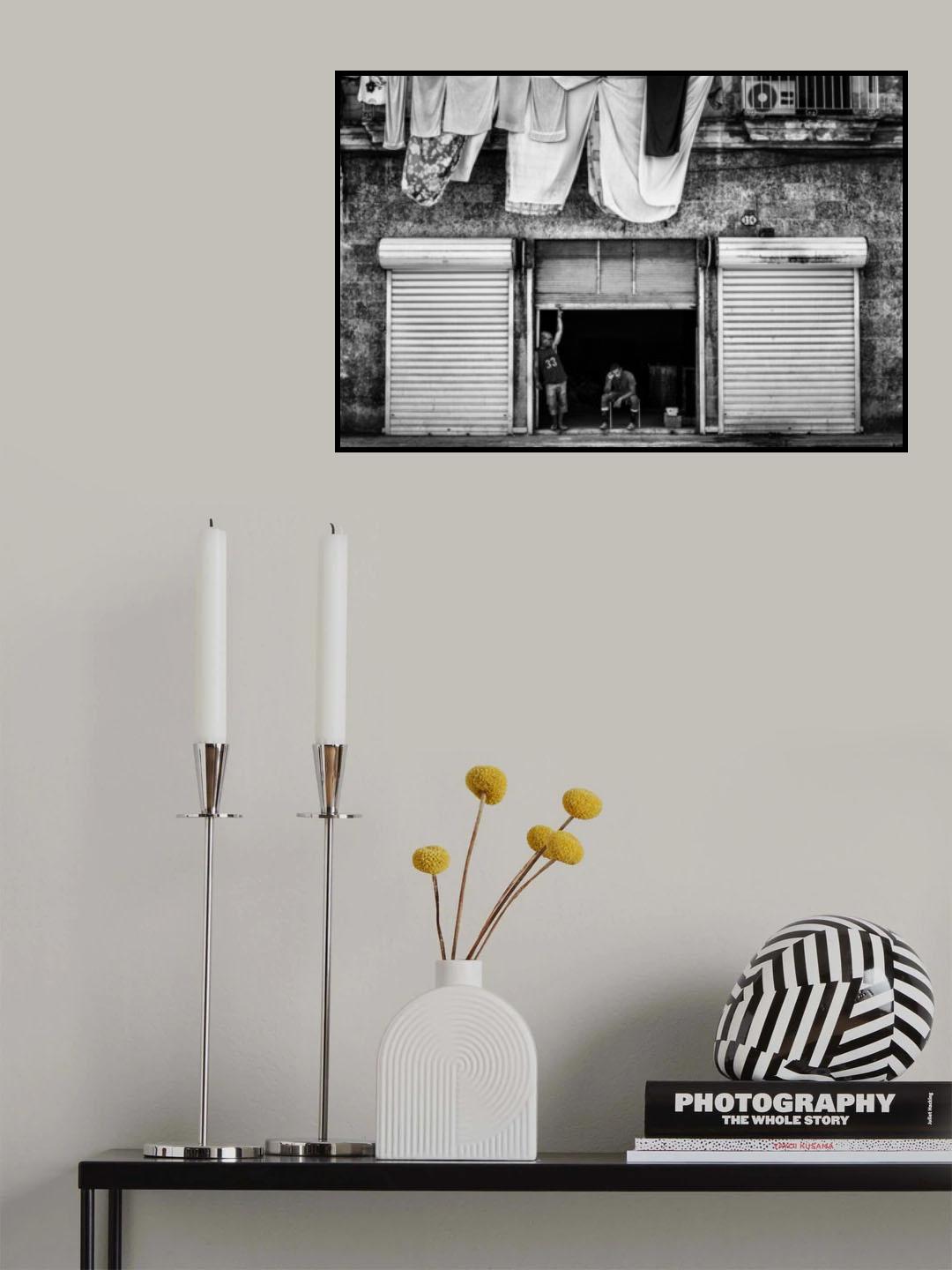 workshop under the laundry Poster och Canvastavla