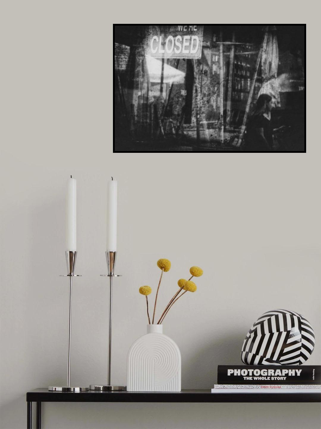 we are closed Poster och Canvastavla