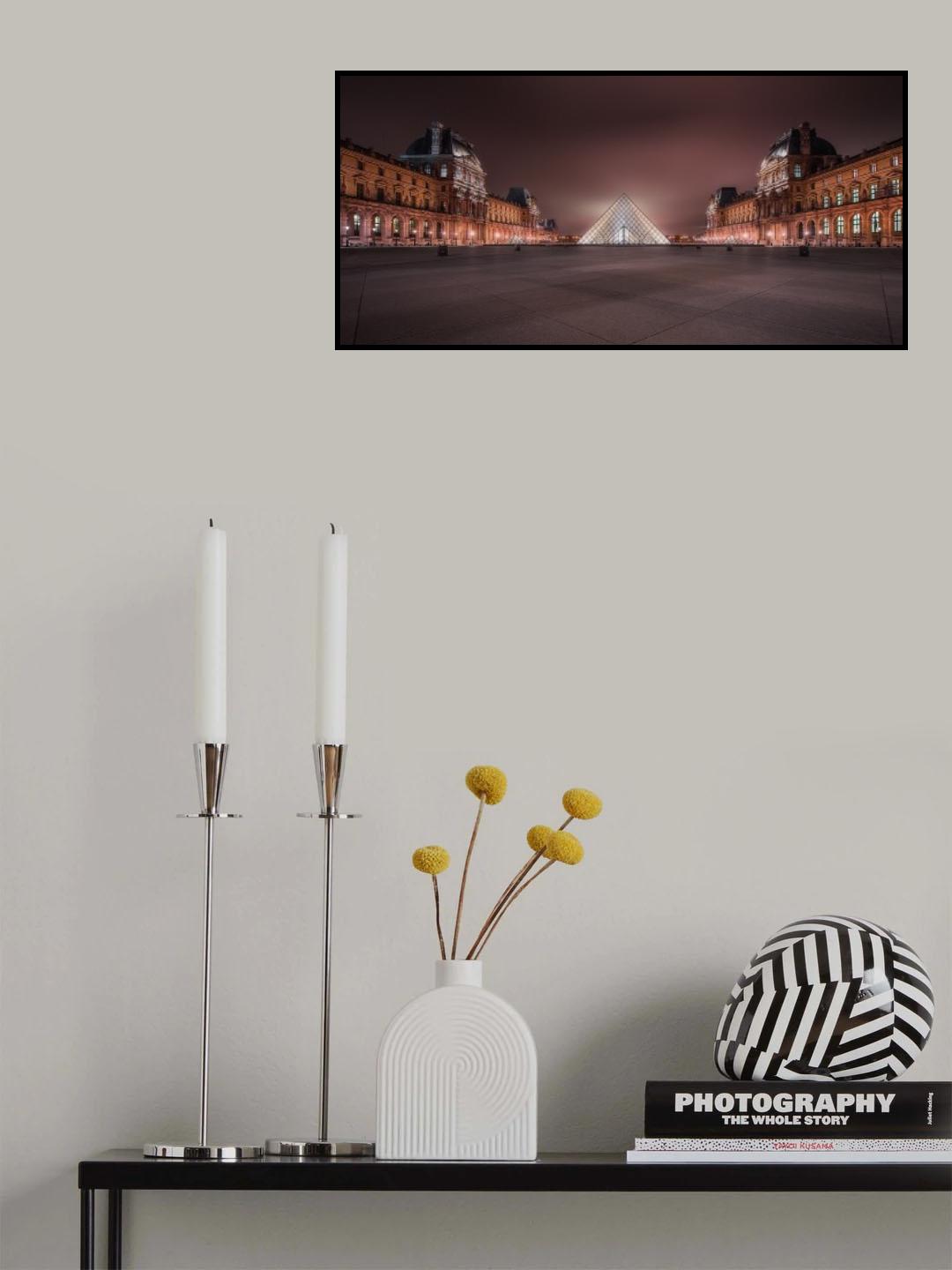 Louvre Poster och Canvastavla