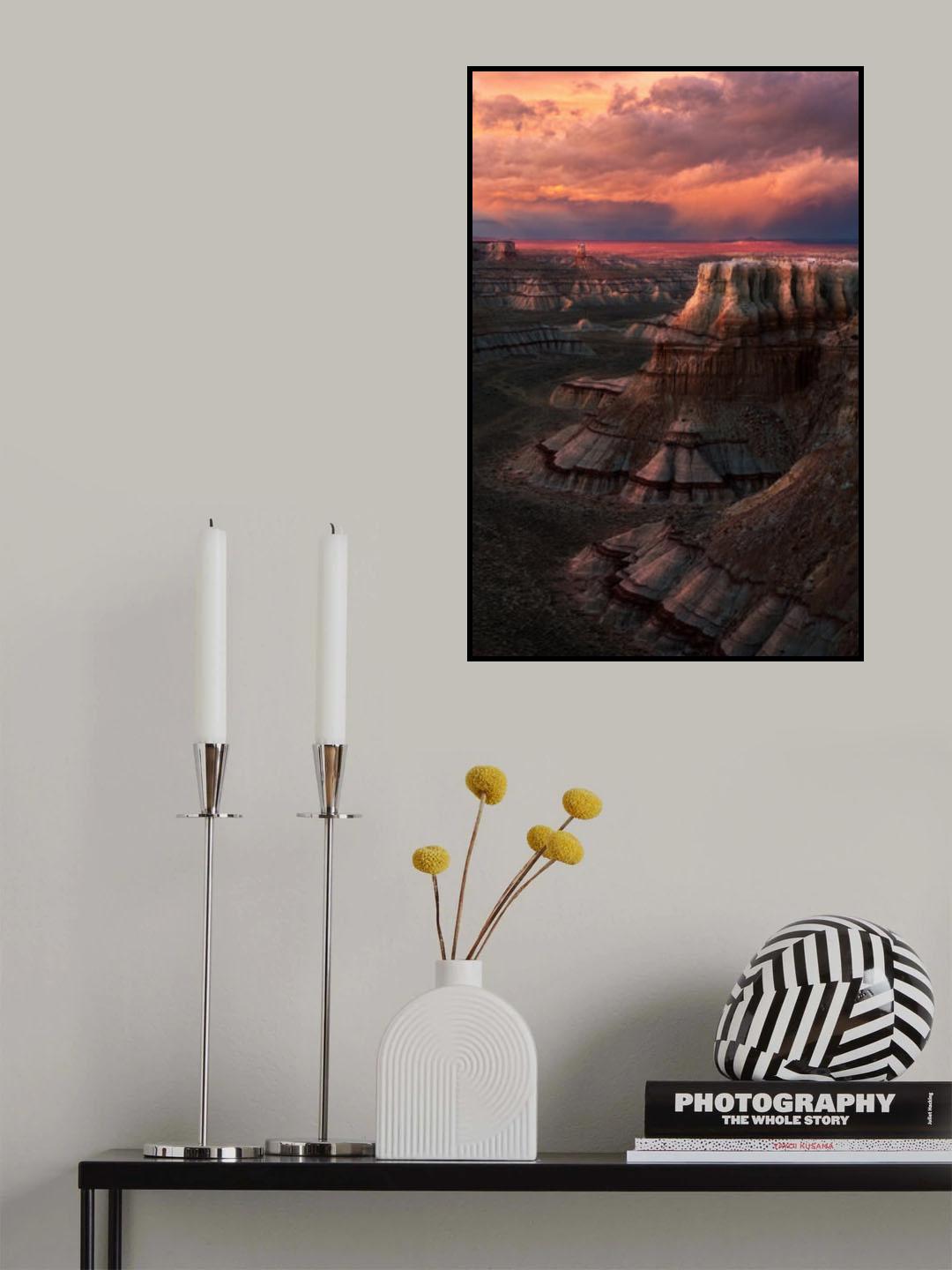 Evening Glow over the Grand Vista Poster och Canvastavla