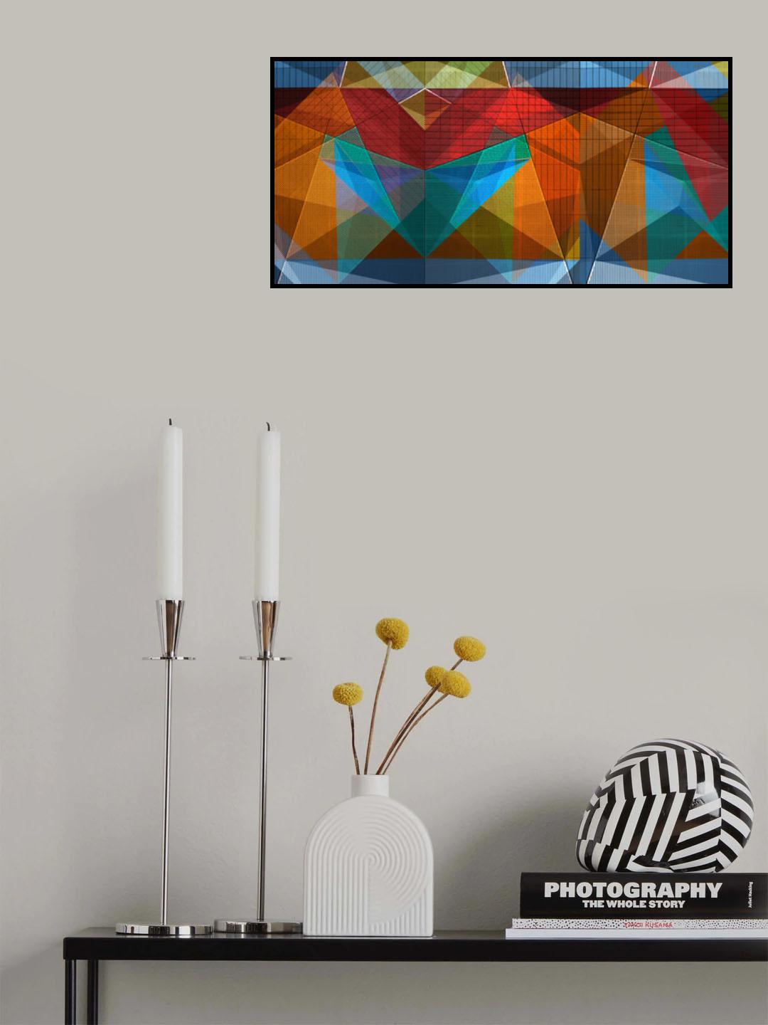 Abstract mural Poster och Canvastavla