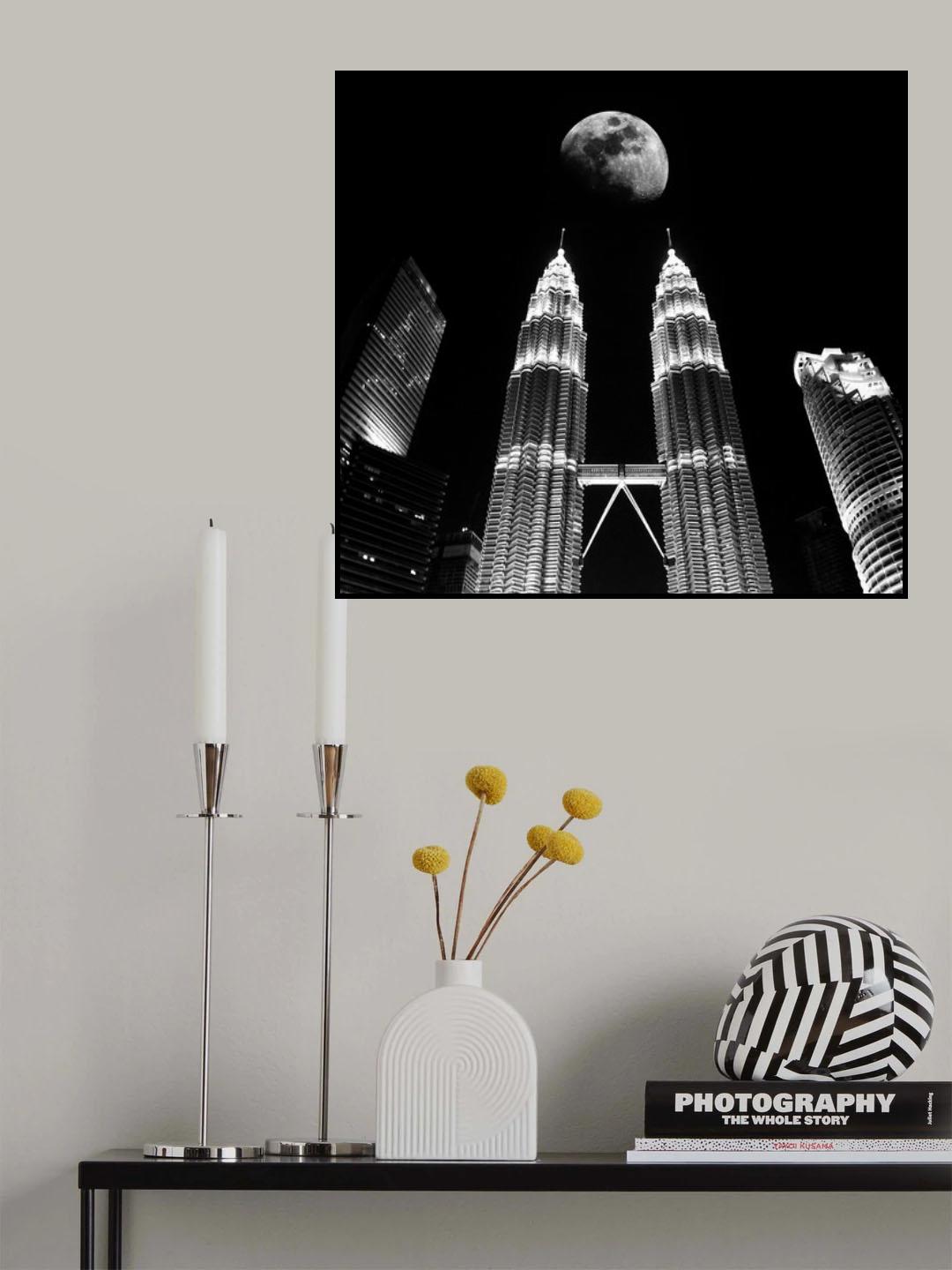 Night at Kuala Lumpur Poster och Canvastavla