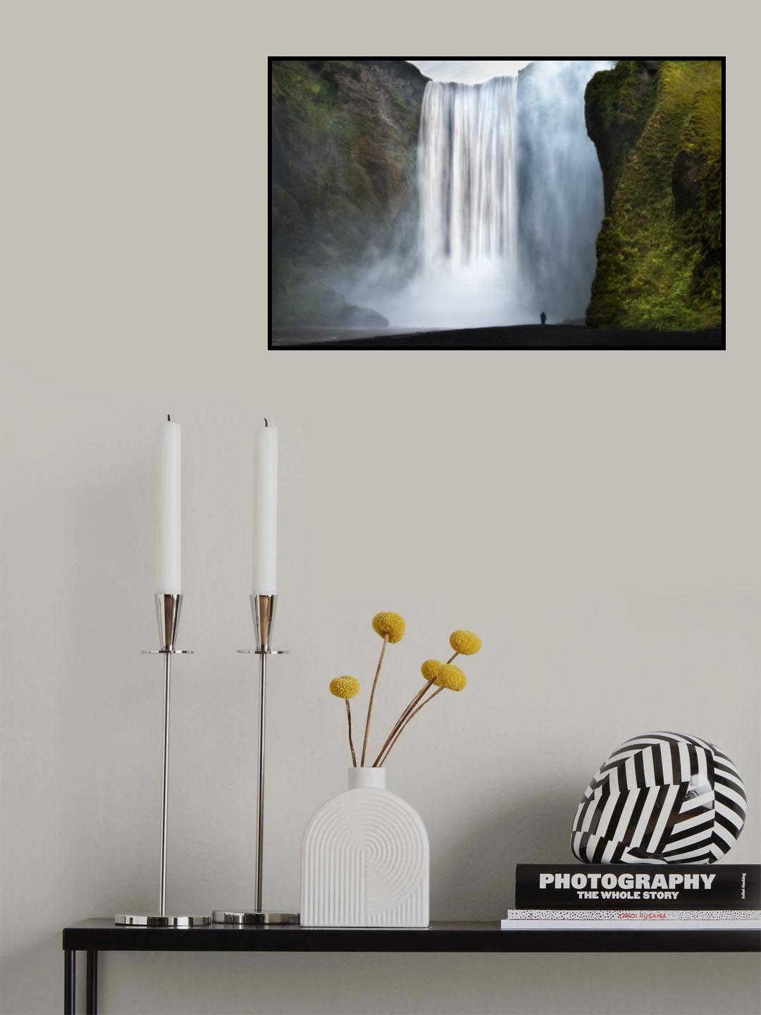 Skógarfoss Poster och Canvastavla