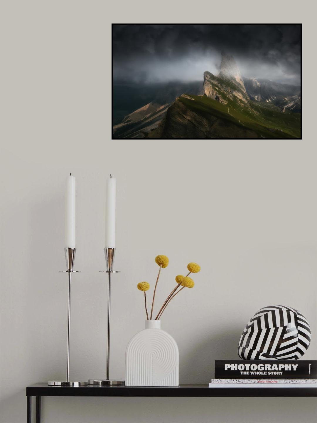 Mountain Rain Poster och Canvastavla
