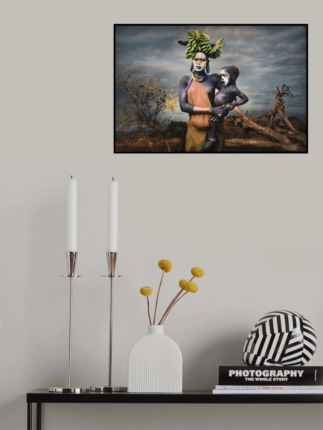Banana Child Poster och Canvastavla