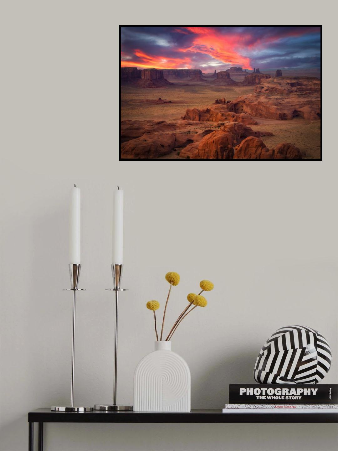 Hunts Mesa Poster och Canvastavla