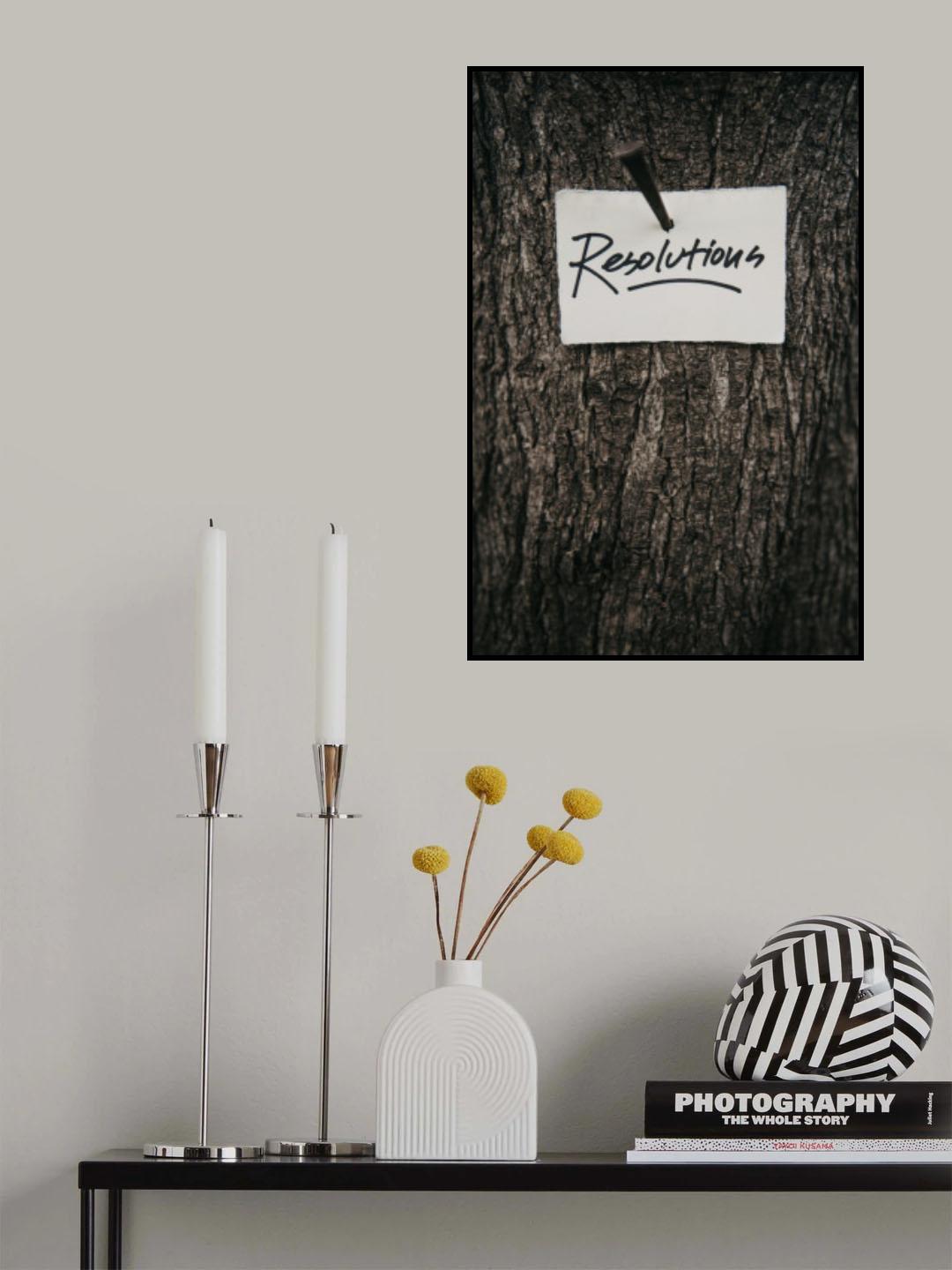Resolutions Poster och Canvastavla