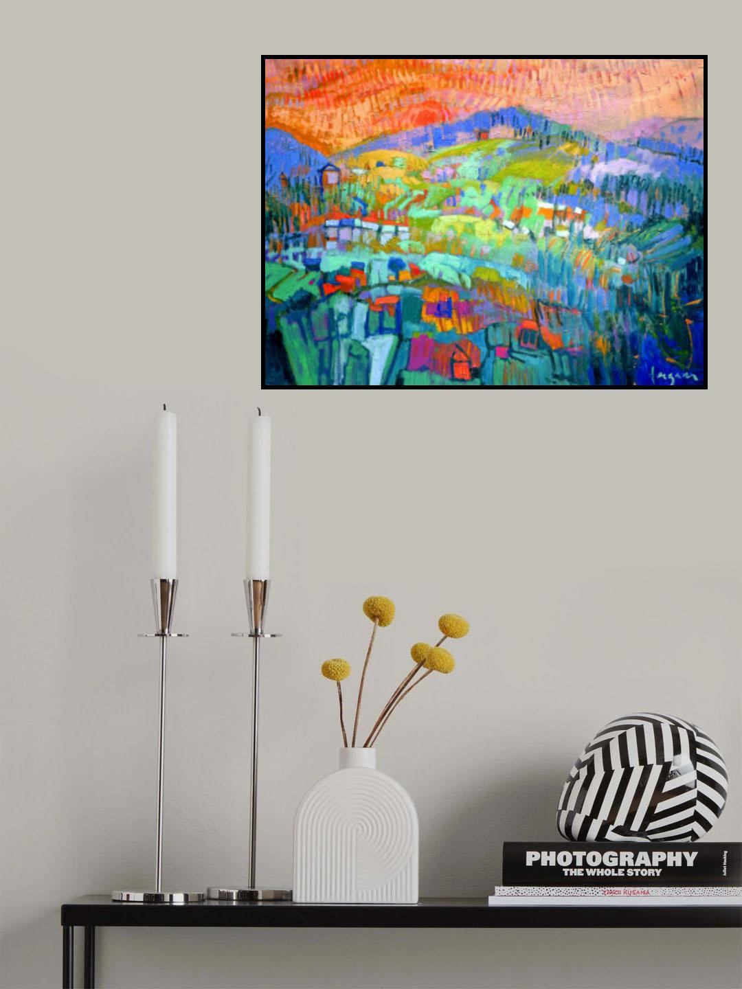 Df1706enchantedmountain Poster och Canvastavla