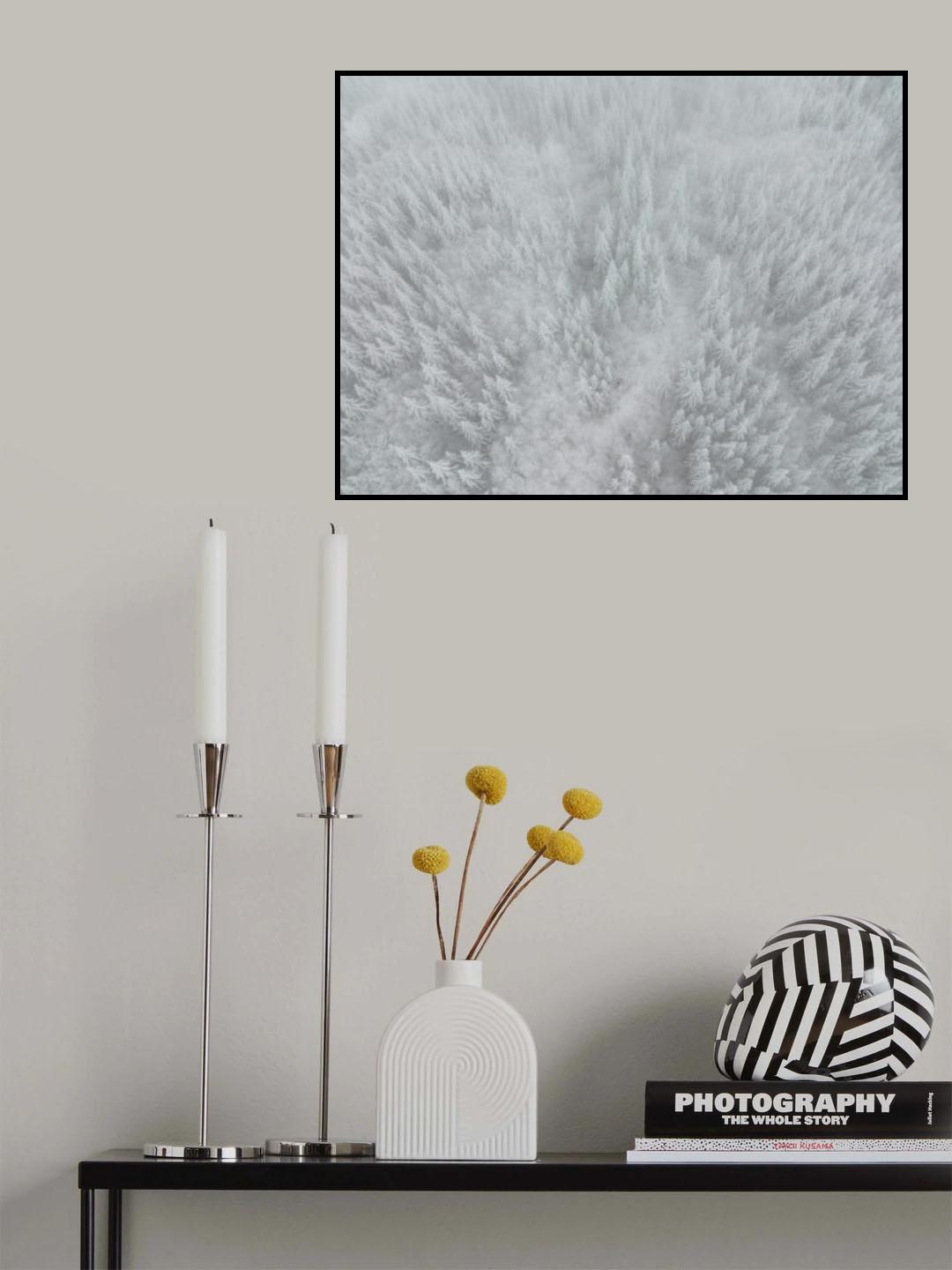 White out Poster och Canvastavla