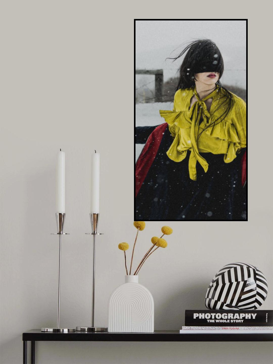 The beginning of snow Poster och Canvastavla