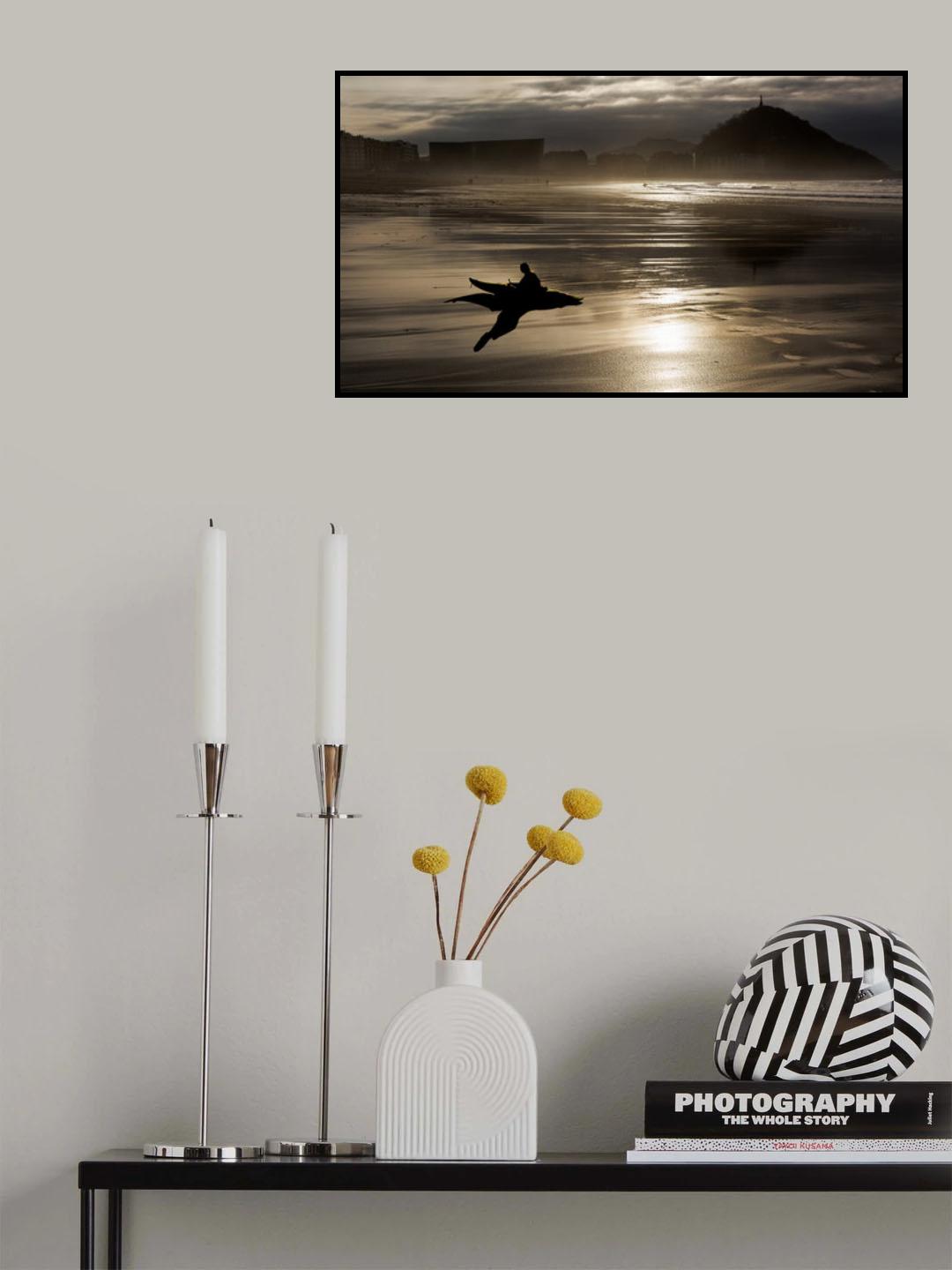 The canoeist Poster och Canvastavla