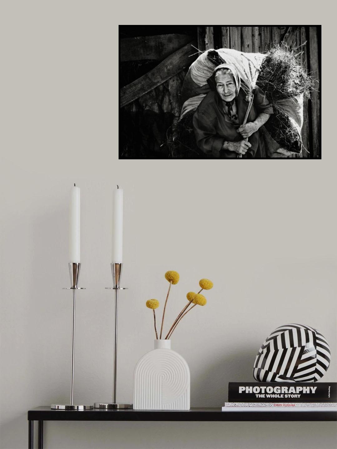 Hard work Poster och Canvastavla