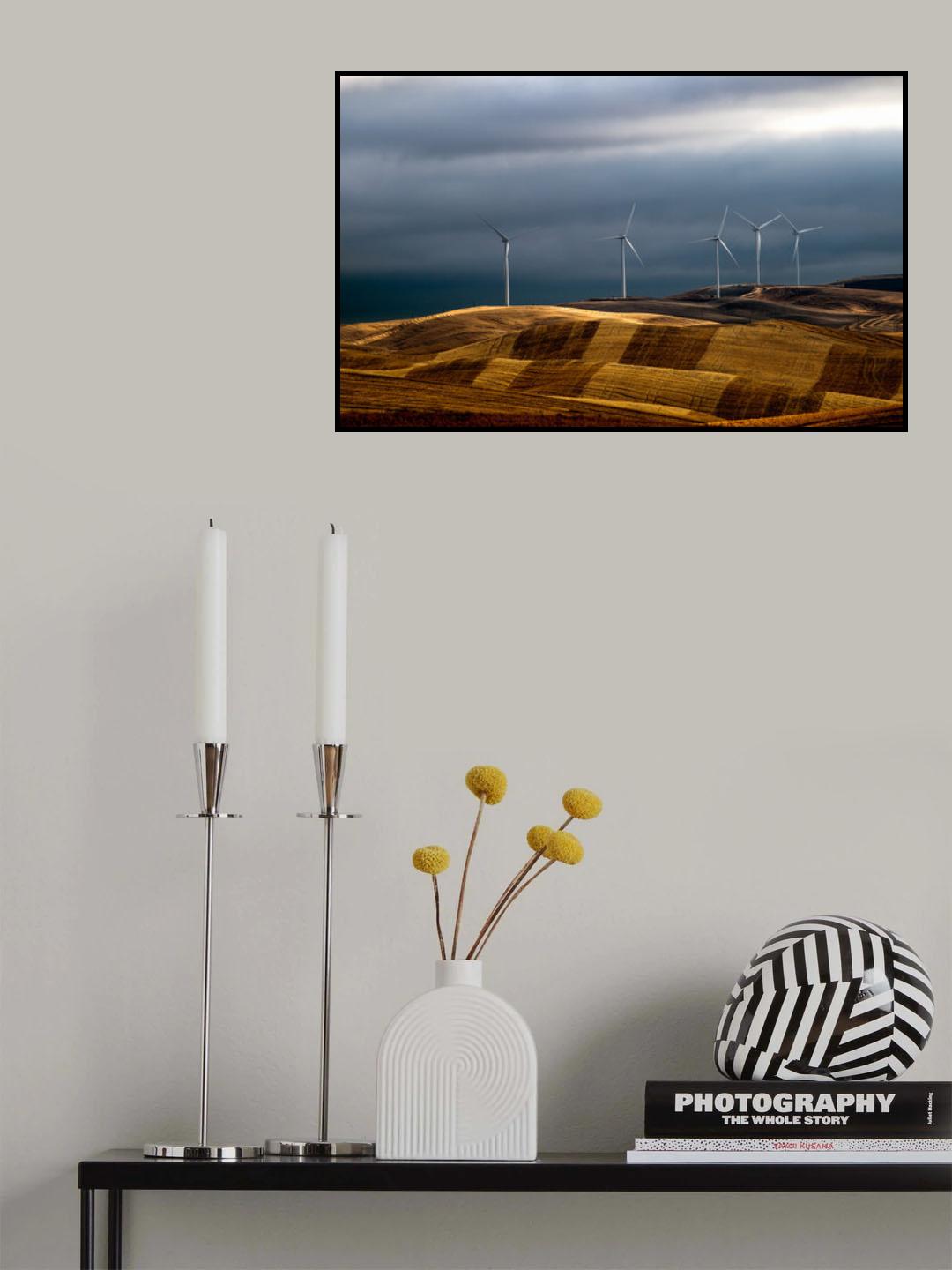 Rolling wheat Fields Poster och Canvastavla