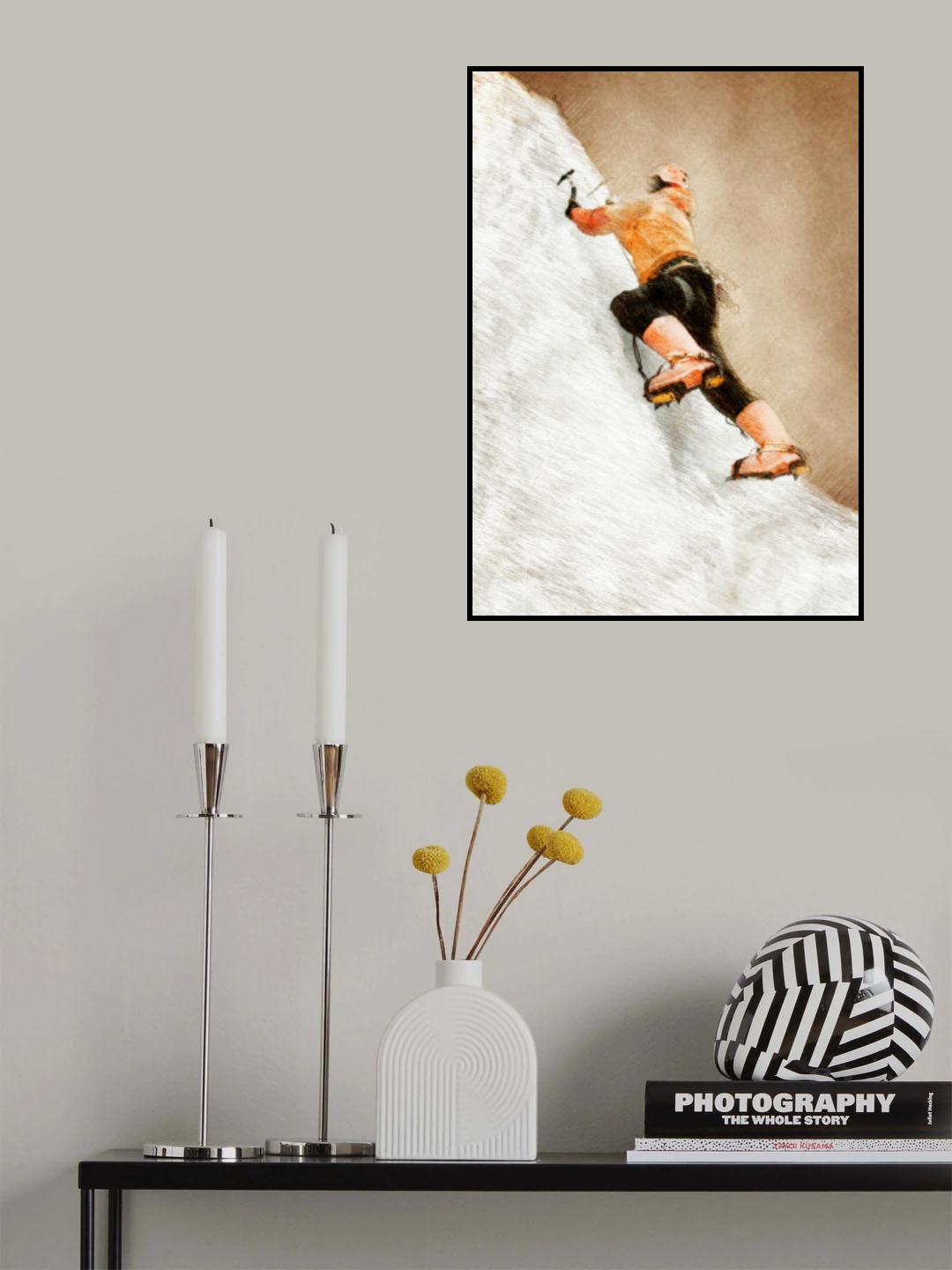 Mountaineer Sport Art 17 Poster och Canvastavla