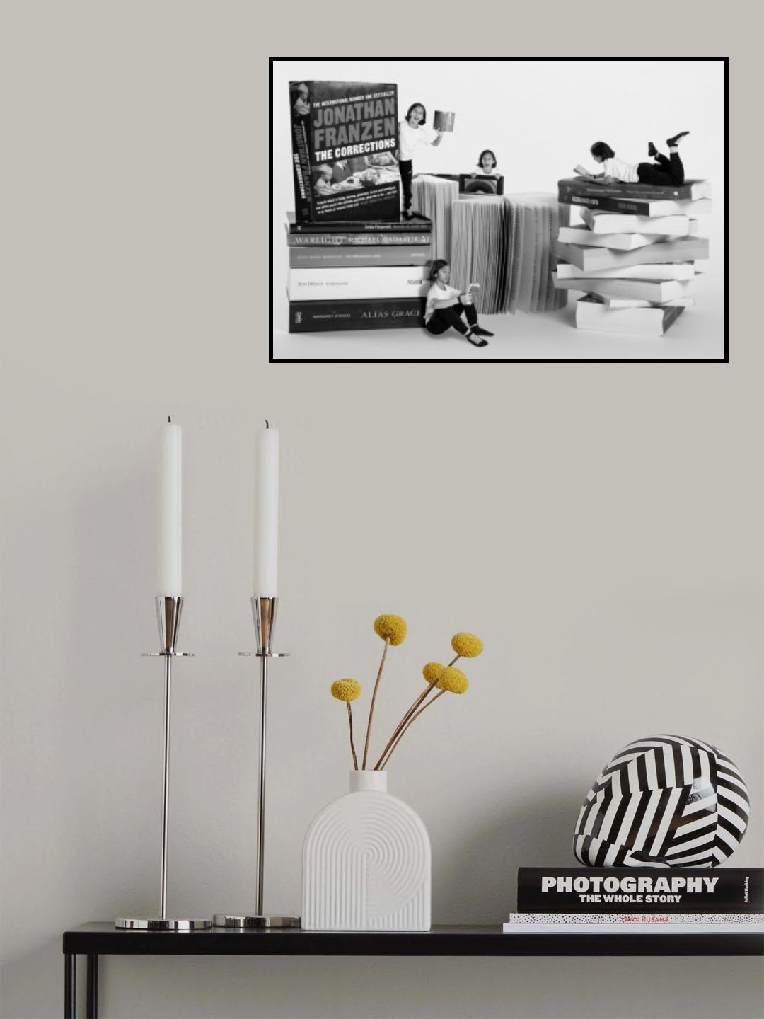 Little Book Worm Poster och Canvastavla