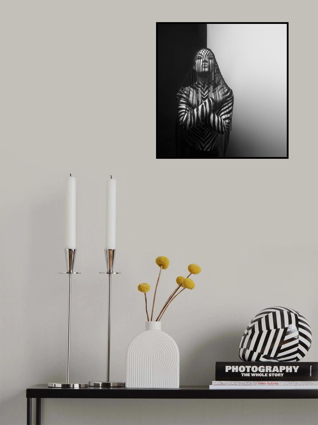 Zebra Poster och Canvastavla