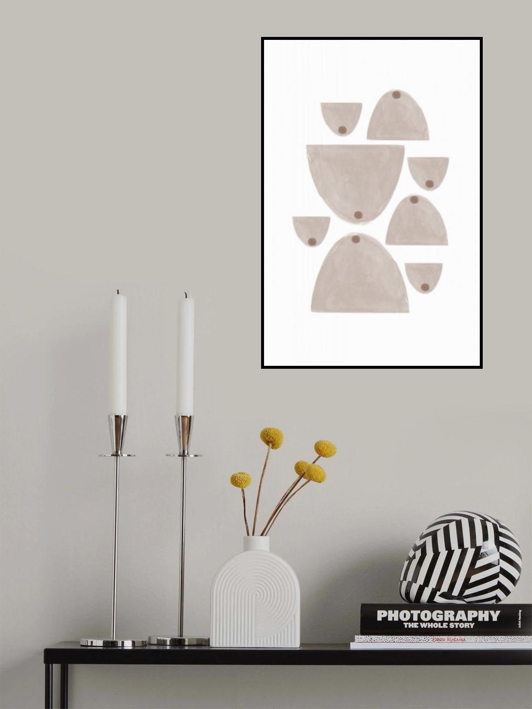 Soft Composition No3. Poster och Canvastavla