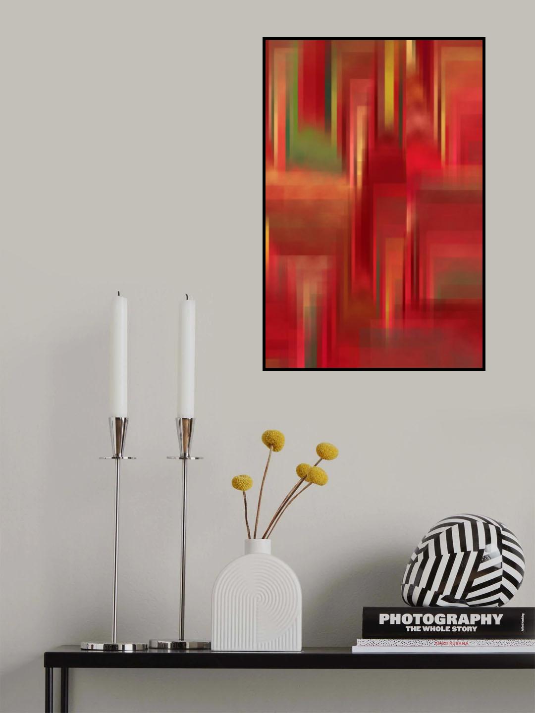 Abstract Geometric Modern Art Poster och Canvastavla
