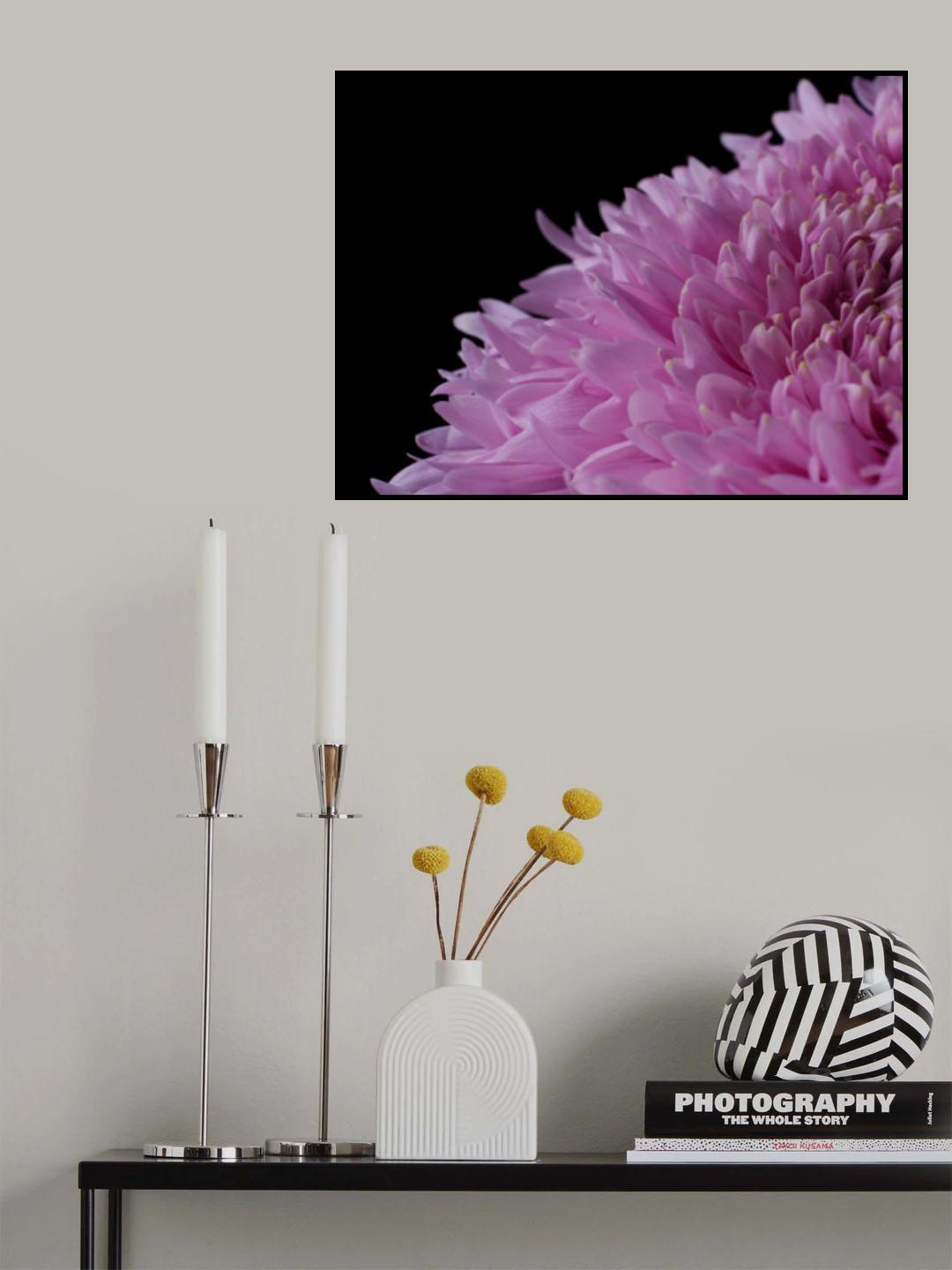 beautiful pink flower Poster och Canvastavla