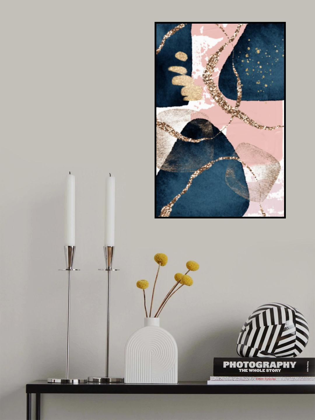 Fabulously Navy -1 Poster och Canvastavla