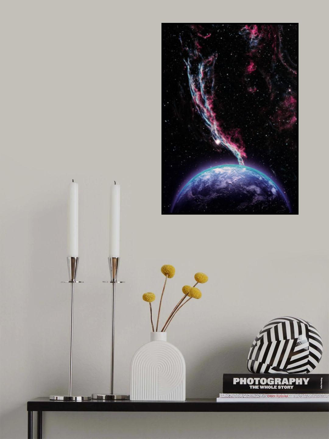 Earth Space Poster och Canvastavla