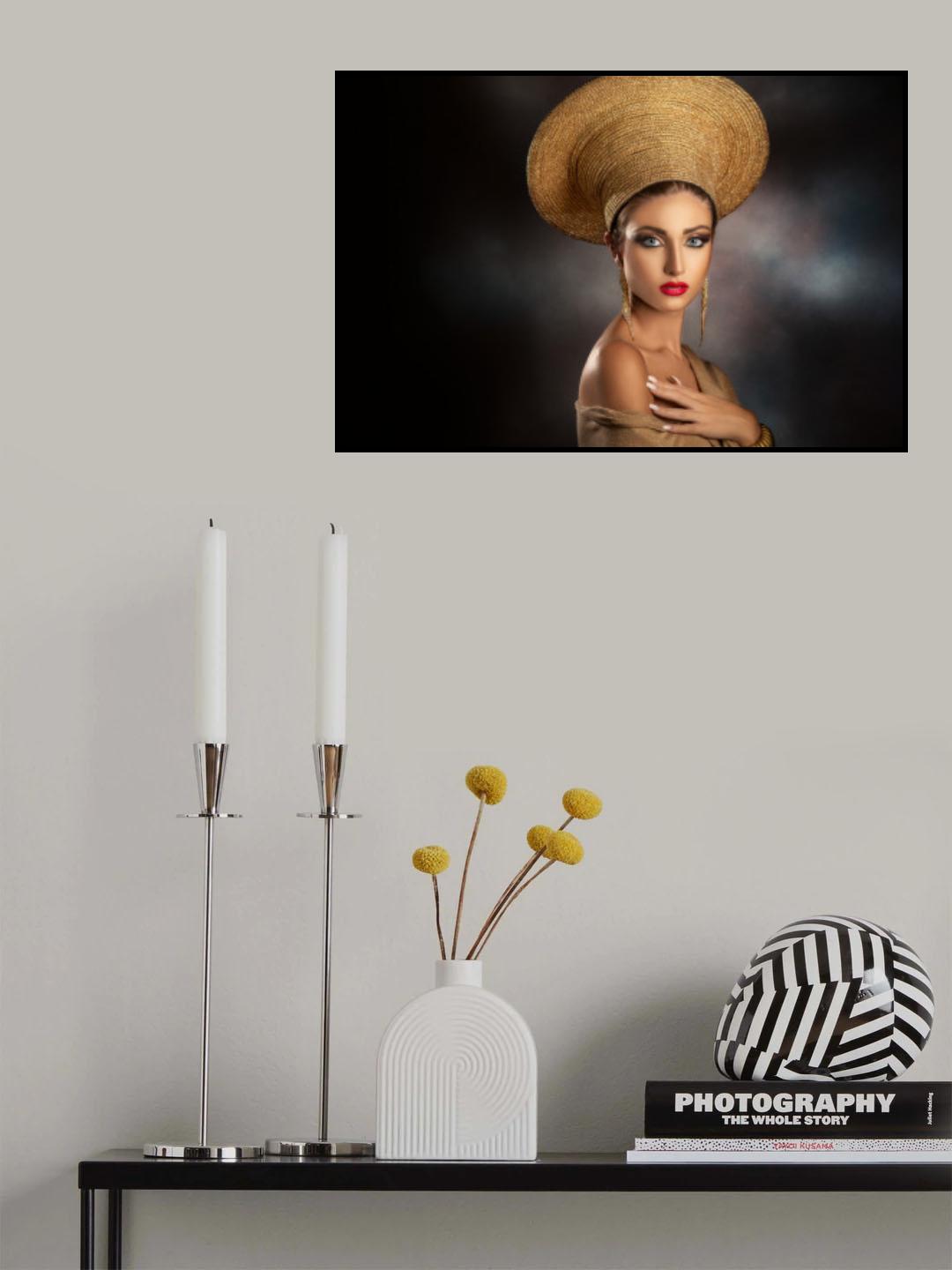 Gold Poster och Canvastavla