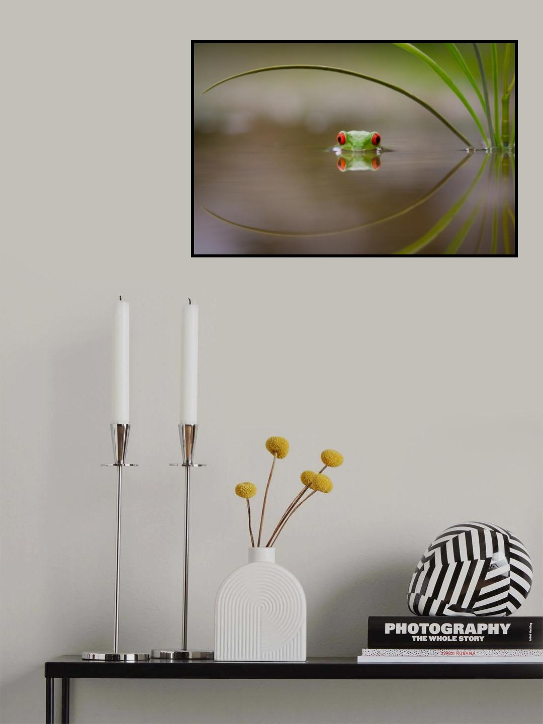 Beauty of Reflection Poster och Canvastavla