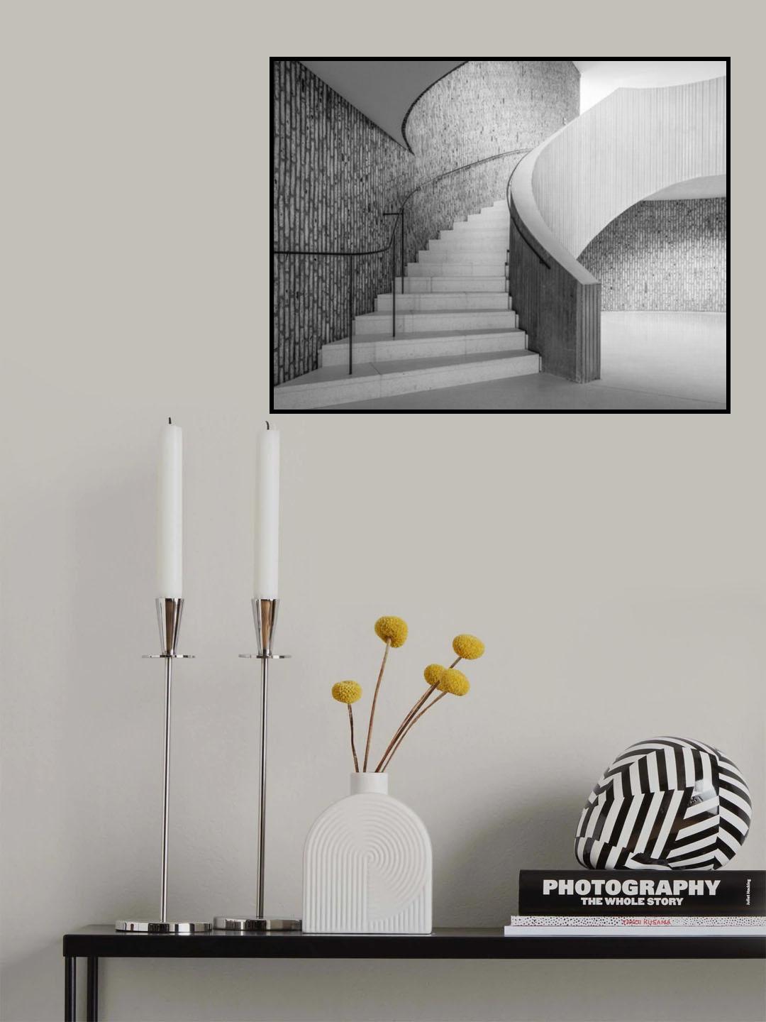 Staircase Poster och Canvastavla
