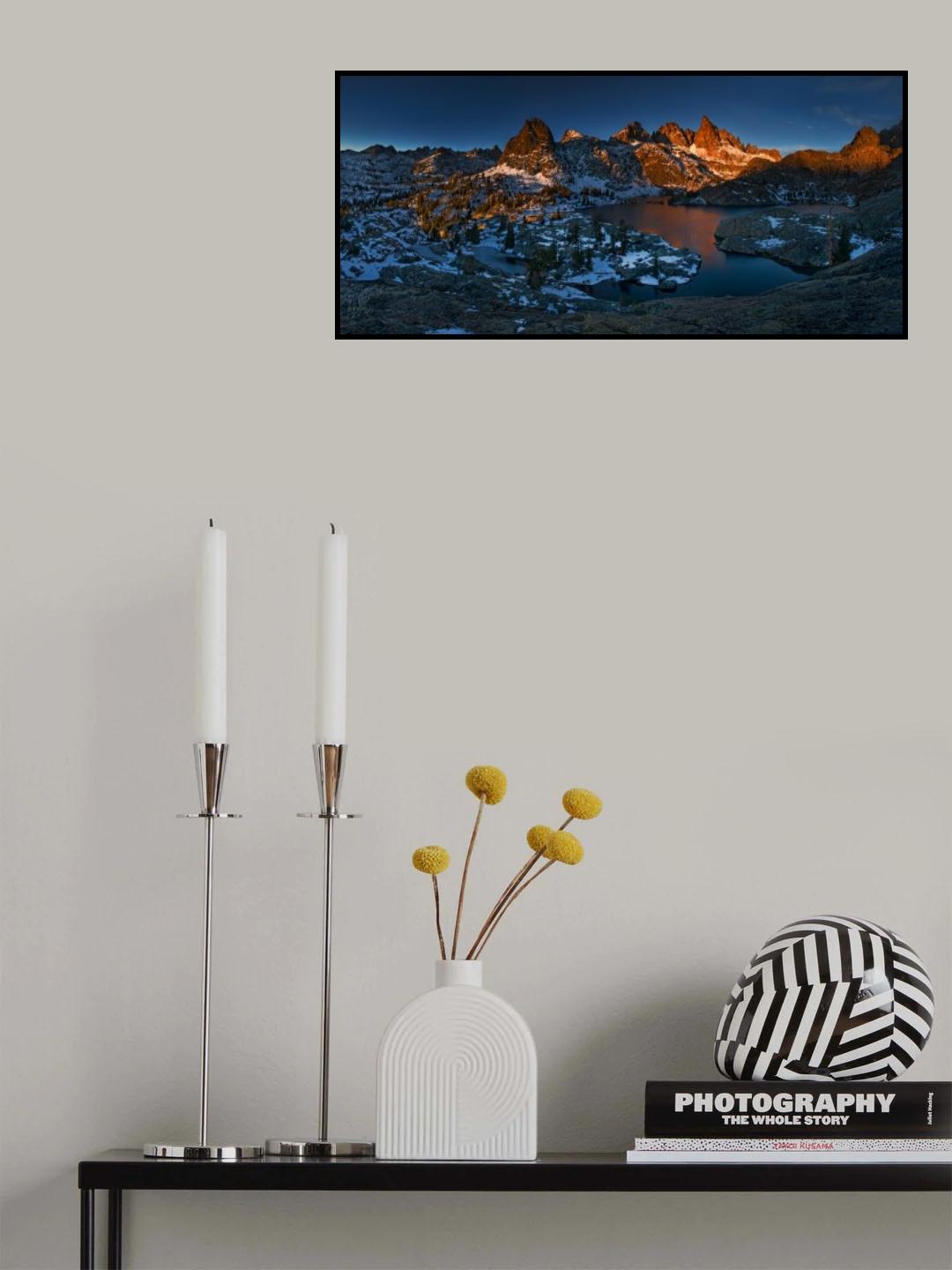 Minaret Lake: First Light Poster och Canvastavla