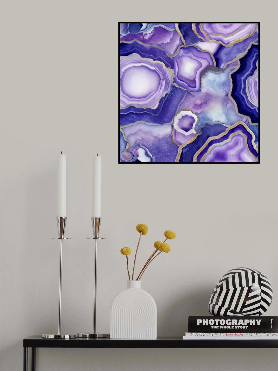 Agate 80 Poster och Canvastavla