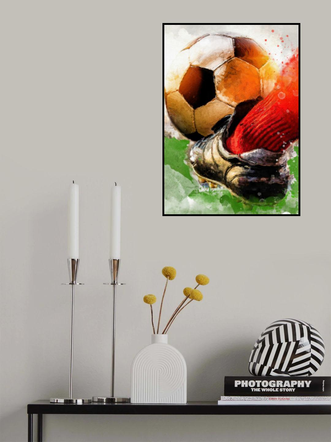 Football 2 sport art Poster och Canvastavla