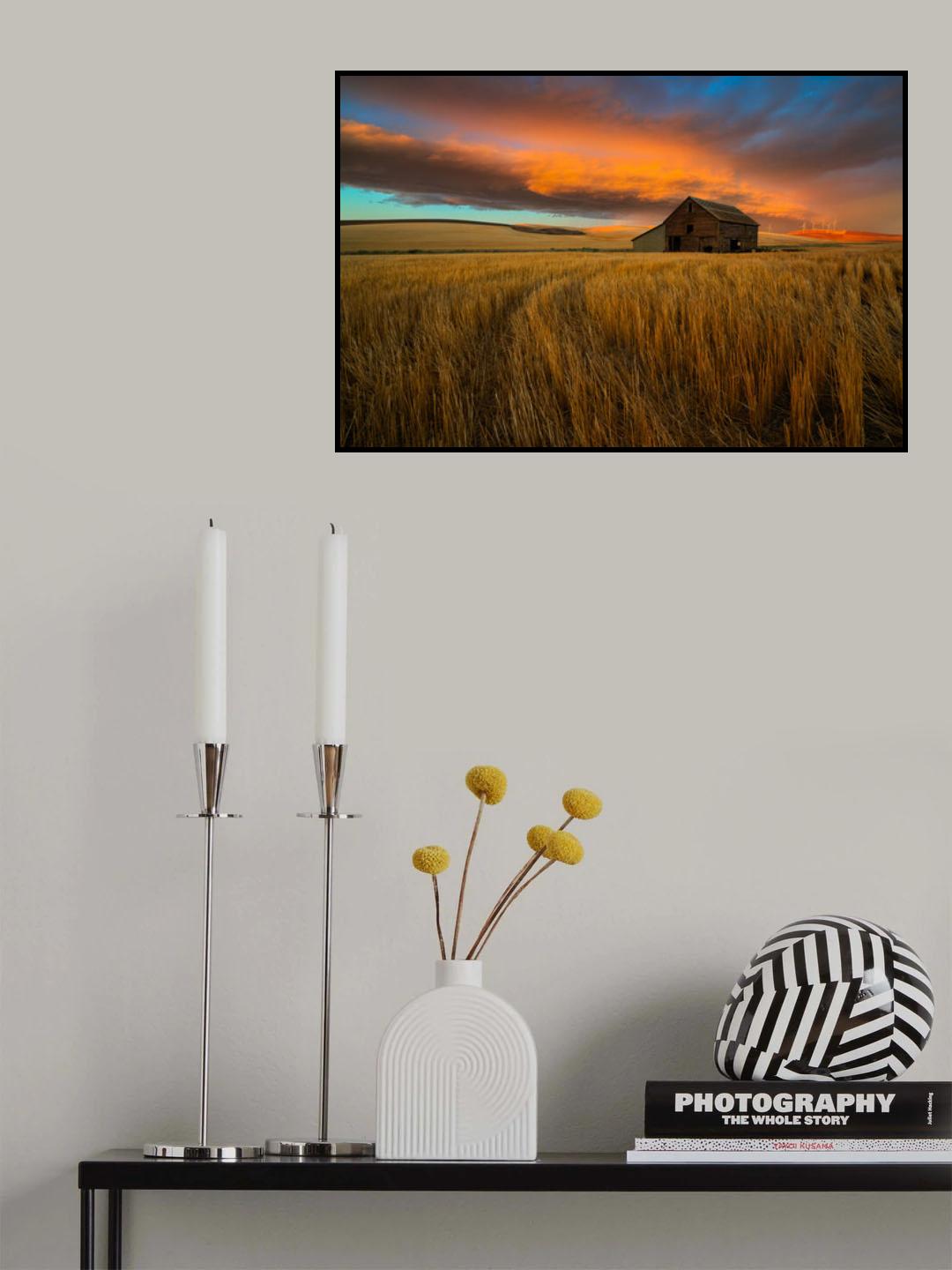 Storm over Palouse Poster och Canvastavla