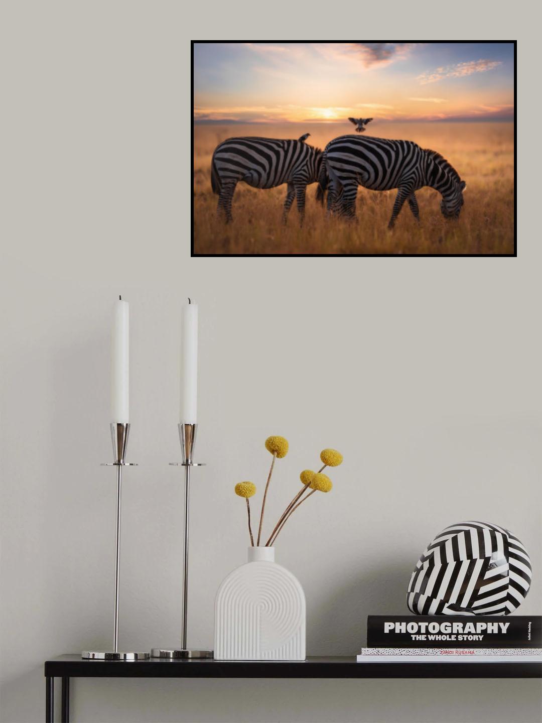 Sunrise Poster och Canvastavla