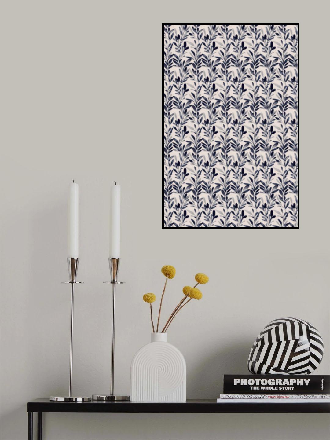 Water Color Pattern Poster och Canvastavla
