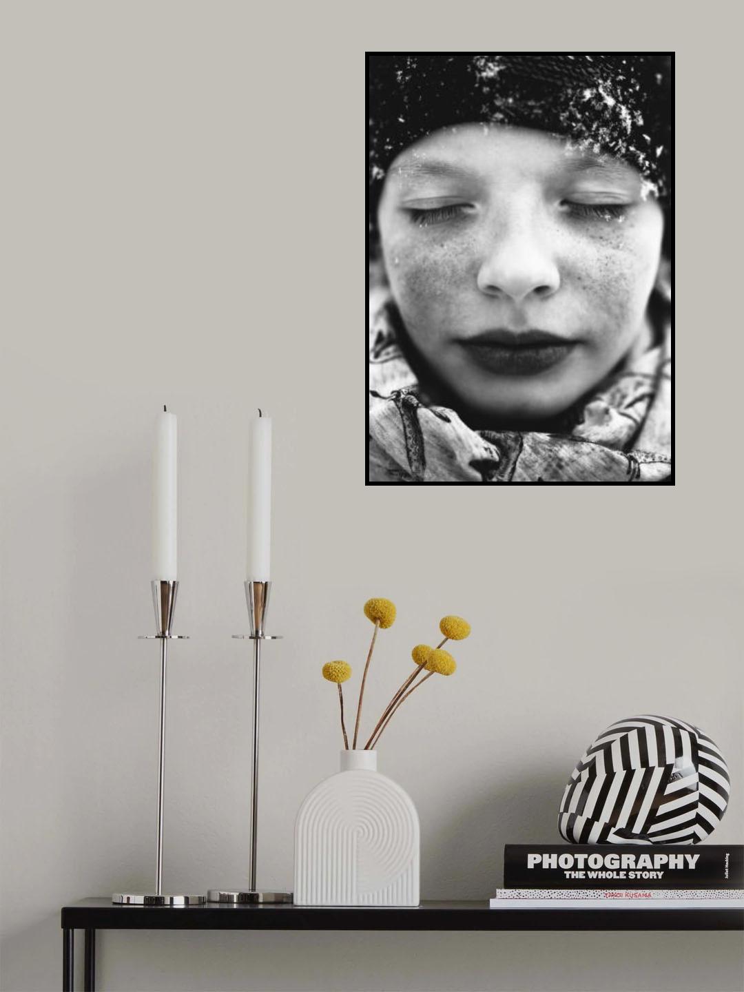 Snow Poster och Canvastavla